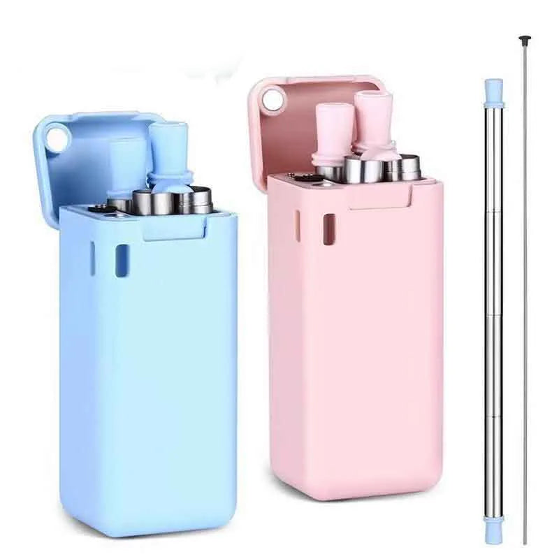 Portable Collapsible Stainless Steel Straw