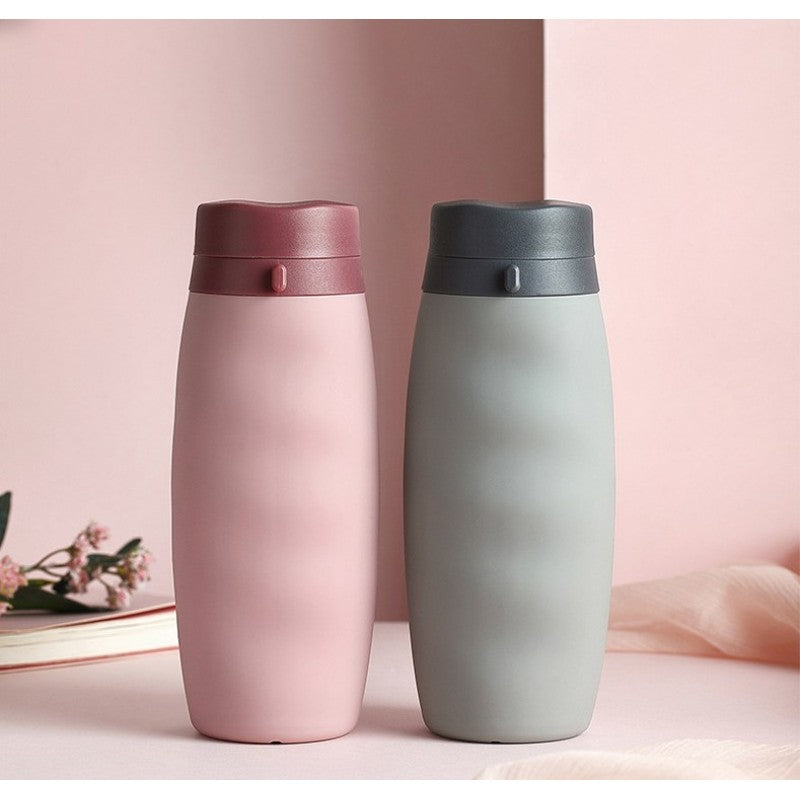 Collapsible Silicone Sports Water Bottle