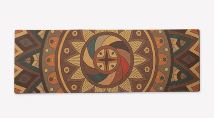 Cork Rubber Non-Slip Yoga Mat