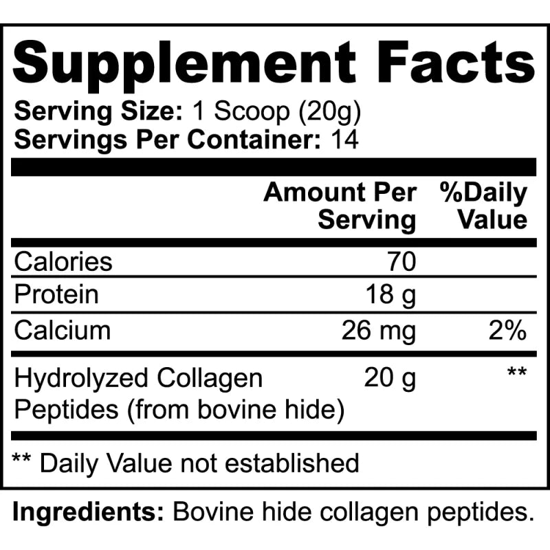 Grass-Fed Hydrolyzed Collagen Peptides